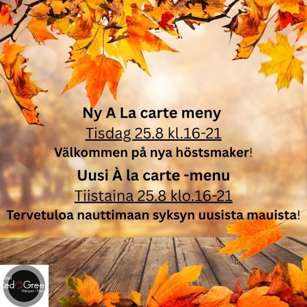 Uudet syysmaut 25.8 alkaen